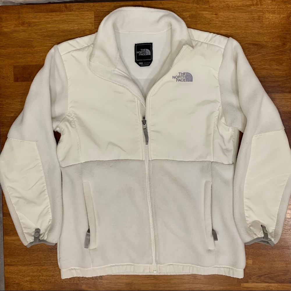 Girl’s North Face Denali Jacket - White
